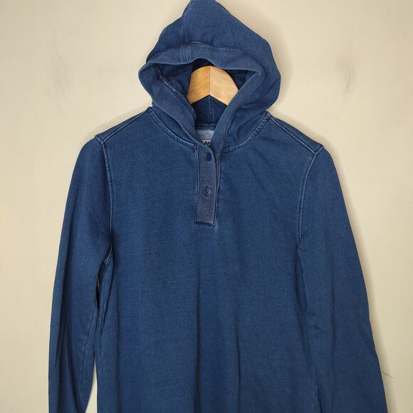 Lands End Serious Sweats Hoodie Sweatshirt - Picture 3 of 7